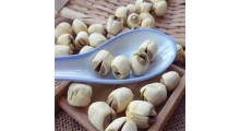 手工白莲子有芯带芯实心 圆粒湘莲寸三莲 尚品莲皇产地批发供应图3