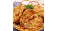 批发供应酒楼速冻食材300克散装油炸小吃鲜脆香酥虾饼图2