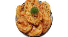 批发供应酒楼速冻食材300克散装油炸小吃鲜脆香酥虾饼图3