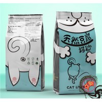 豆腐猫砂包装袋A全安豆腐猫砂包装袋A豆腐猫砂包装袋设计厂家