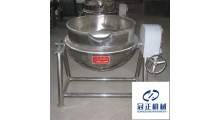 冠正机械导热油电加热肉制品/乳制品/卤制品蒸煮夹层锅图3