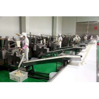 小型饺子生产线设备，食堂用的速冻饺子生产设备