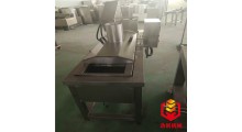全自动鸡肉丸油炸流水线 厂家定做油炸线 丸子油炸线图2