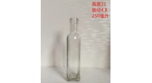 方形圆形玻璃橄榄油瓶核桃油瓶生产厂家图3