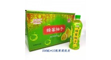 孟州欢乐多饮品金登河蜂蜜柚子茶500ml，厂家直发，0客诉图3