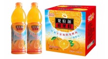 孟州欢乐多饮品金登河橙果粒1.5L，厂家直发，0客诉图1