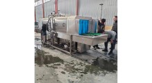 PET电子周转吸塑托盘清洗烘干设备 全自动清洗吸塑包装盒机器图5