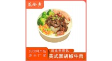 中式快餐盖饭料理包厂家 免烧预制菜黑椒牛肉冷冻速食调理包图4