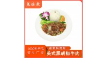 中式快餐盖饭料理包厂家 免烧预制菜黑椒牛肉冷冻速食调理包图3
