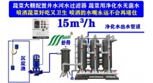 蔬菜大棚浇灌喷水井水过滤器河水净水机蔬菜全程使用净化水无菌水图4