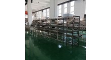 金沃大型豆腐皮自动挂杆摊凉机多层豆皮输送摊凉机设备图3