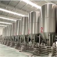 供应云南的精酿啤酒设备厂家 20吨啤酒发酵罐配置酒厂酿酒设备
