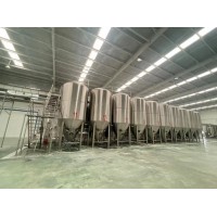 生产精酿啤酒的设备日产10吨啤酒厂酿酒设备发酵罐