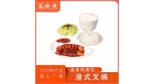 外卖半成品速食快餐供货商200g熟食菜包港式叉烧煲仔饭料理包图2
