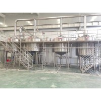 啤酒设备厂家定做五器糖化设备 大型精酿啤酒设备