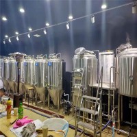 可以酿造出1000升精酿鲜啤酒的设备 湖南酒店啤酒设备