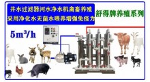 原水处理设备养殖机械井水过滤器河水净水机养鸡场机械化养鸡场饮水器图1