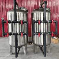 不锈钢纯水预处理罐  活性炭石英砂多介质过滤器