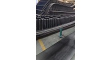 工业挡边输送带 给煤机大倾角波状裙边带 耐磨波形隔板带图2