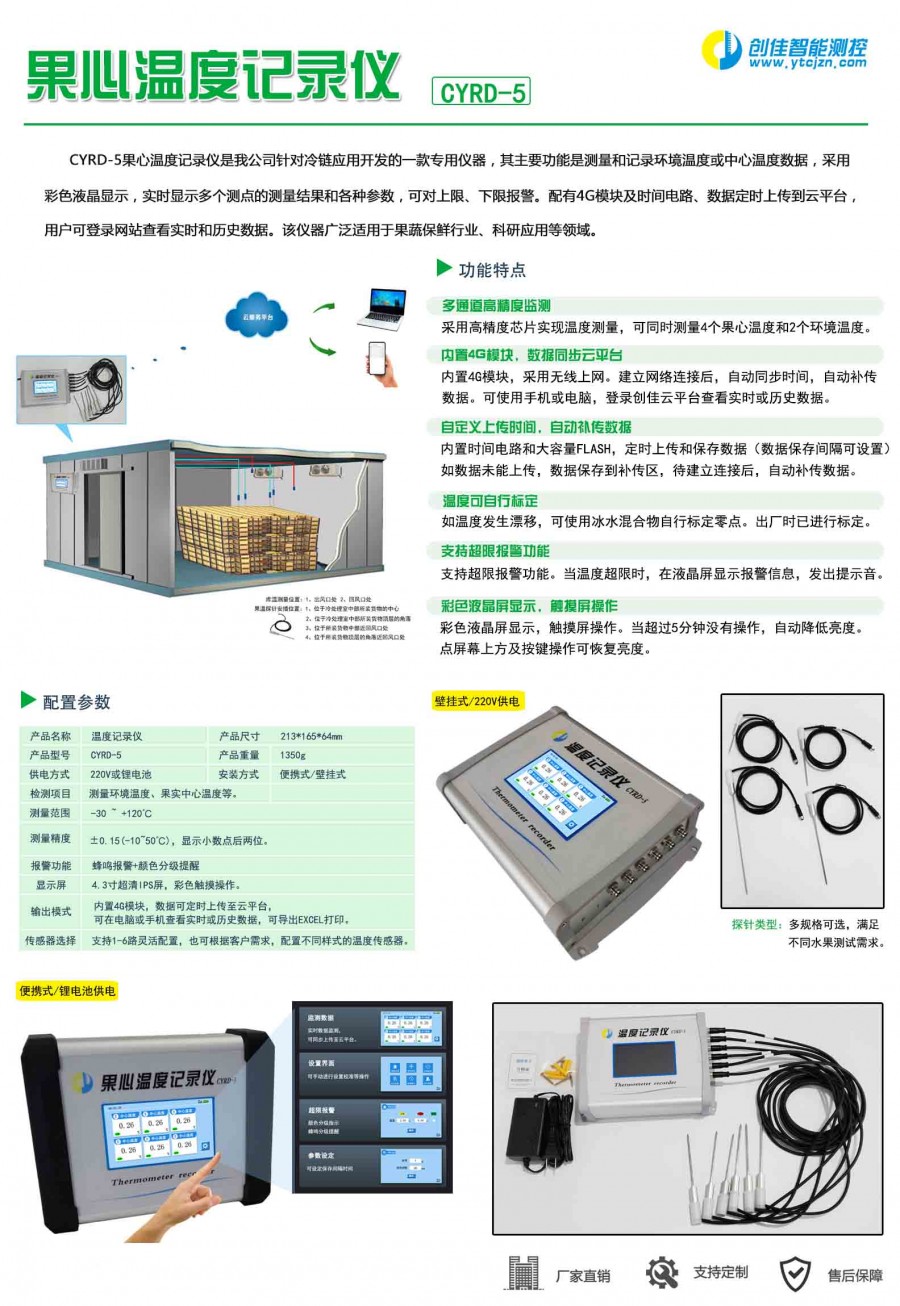 果心温度记录仪无电话1